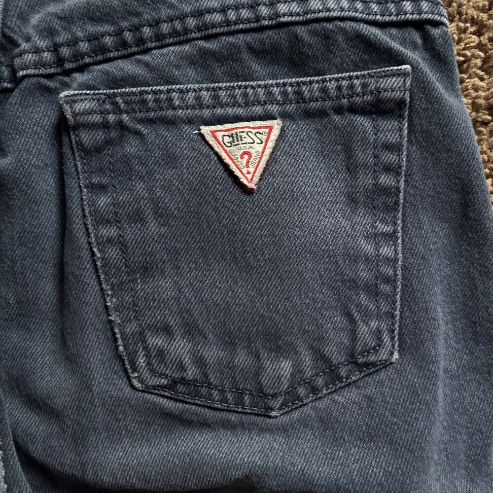 Vintage Guess Jeans George’s Marciano Dark Blue Jeans Style 1050 Size 31 - Picture 6 of 9